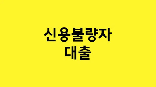 신용불량자 대출: 긴급한 지출을 위한 생명보험